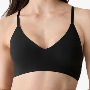 NWT - True & Co - Black Women's True Everybody Women's Boost Plunge Bra - Large